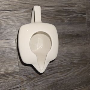 Glossy White Ceramic Accent Vase